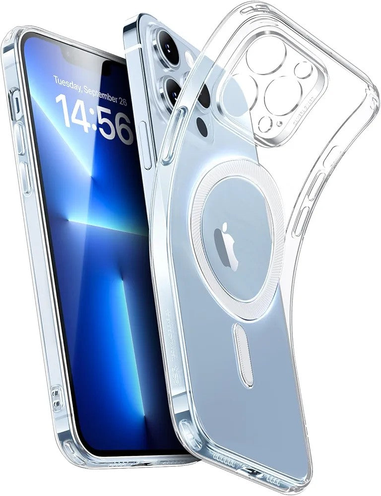 Vector Quest iPhone 16 15 14 Transparent Wireless Charging Case