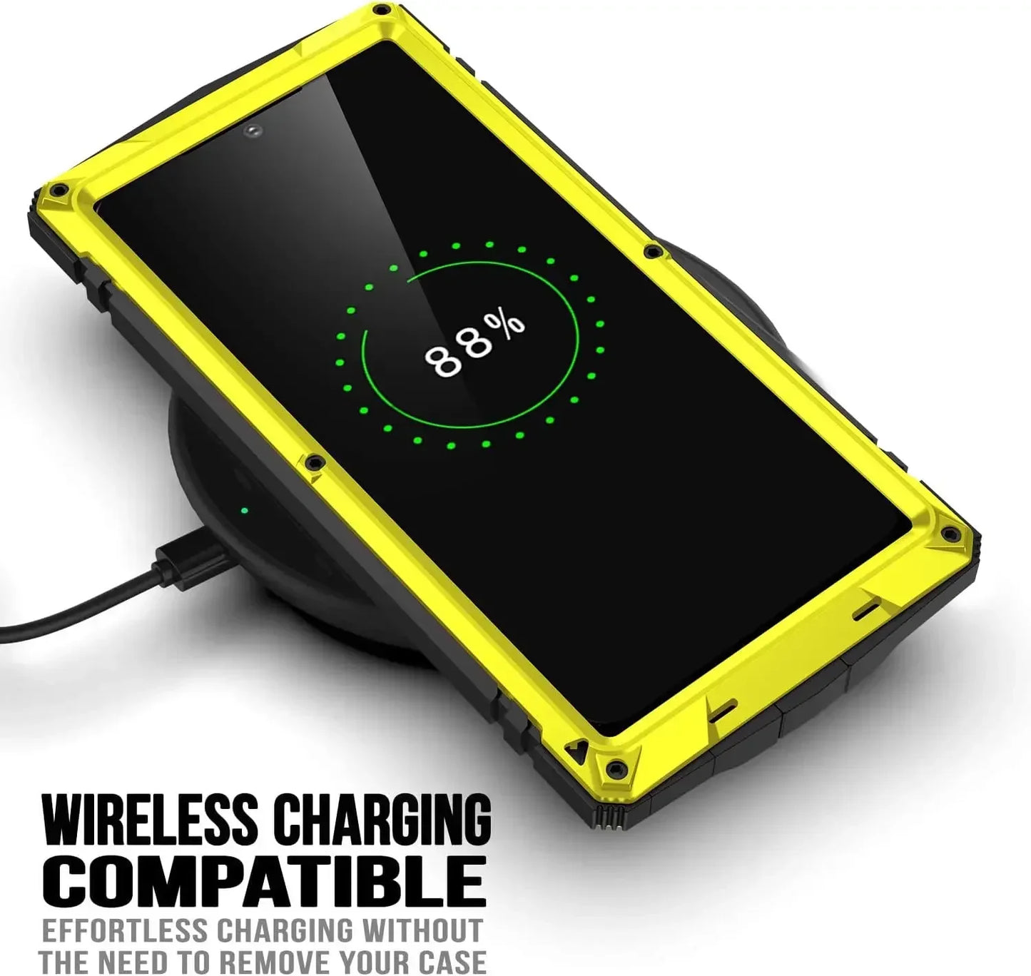 Vector Quest: Heavy Duty Aluminum Alloy Casing with 360° Armor Protection For Samsung S24 S23 S22 S21