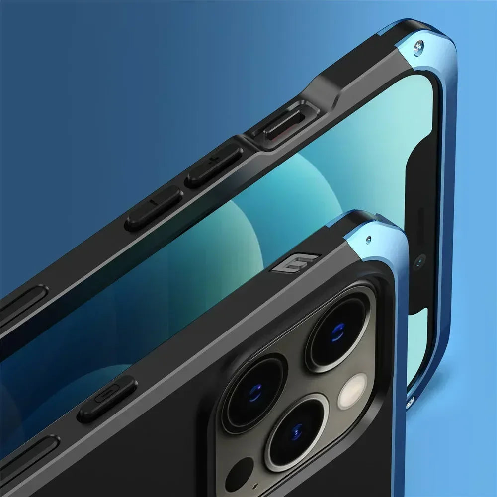 Vector Quest: Shockproof Armor Case, Aluminum Frame With PC Cover For iPhone 16 15 14