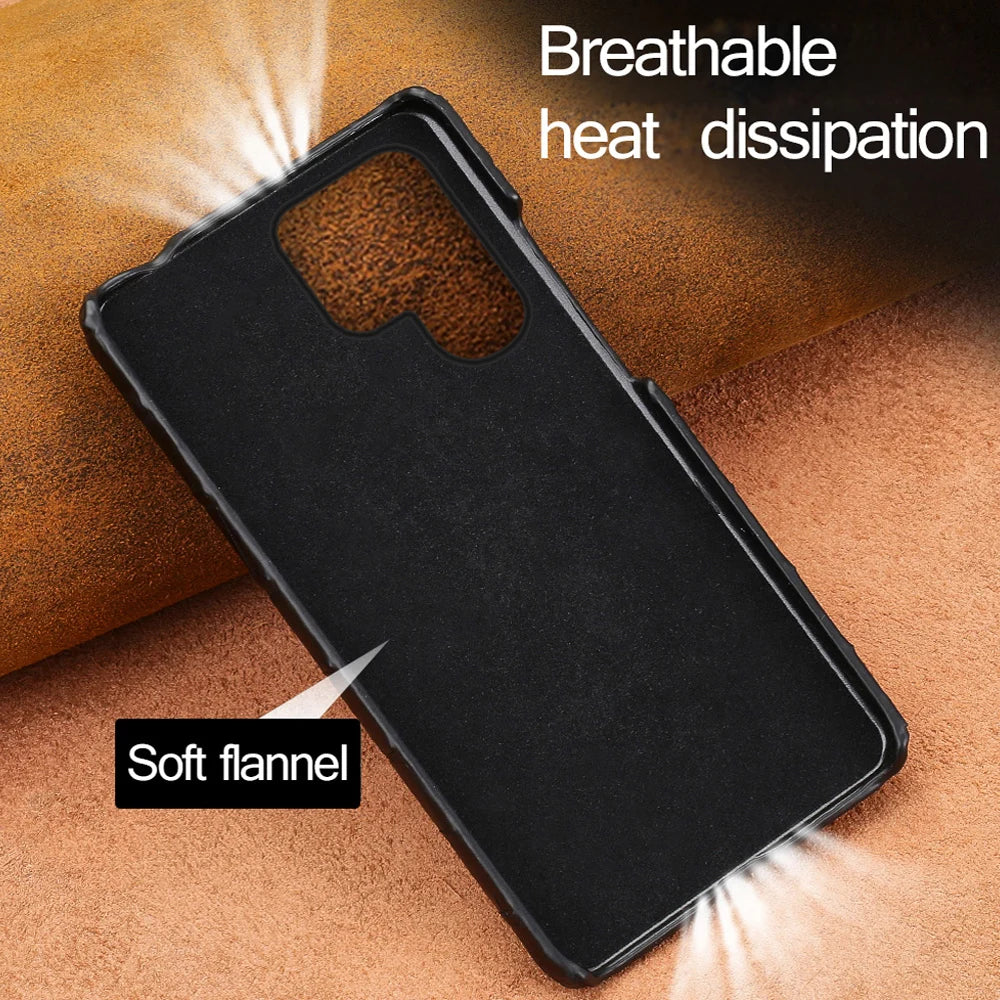 Vector Quest: 100% Genuine Crocodile Leather Case for Samsung S24 S23 Luxury back Cover
