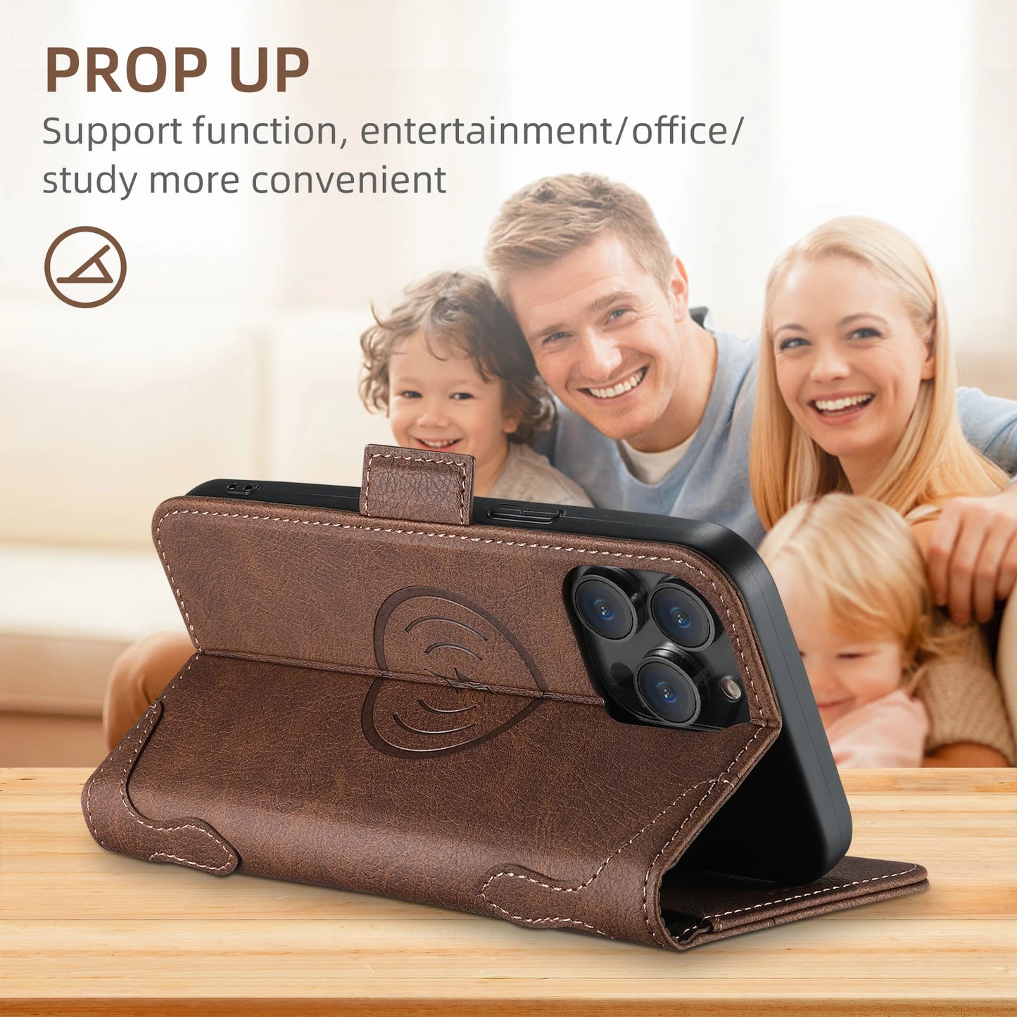 Vector Quest: iPhone 16 15 14 Wallet Case featuring Magsafe Magnetic Wireless Charging