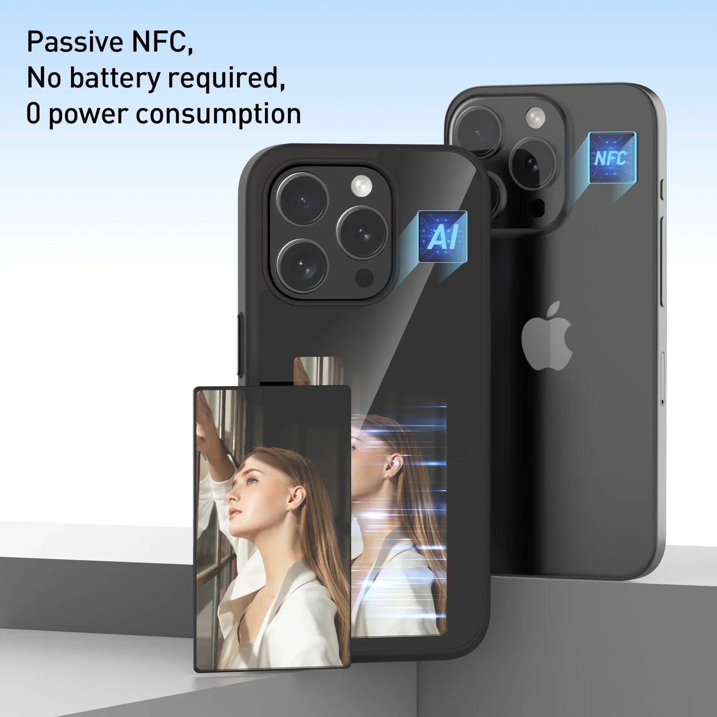 Vector Quest: Screen Projection phone Case with AI Smart technology, changeable imagery iPhone 16 15 14