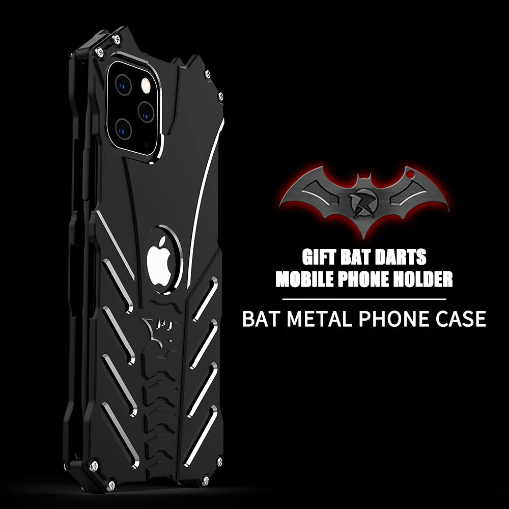 Vector Quest: Luxury Shockproof Cover Aluminum Alloy Armor case For iPhone 15 14 13 12 11