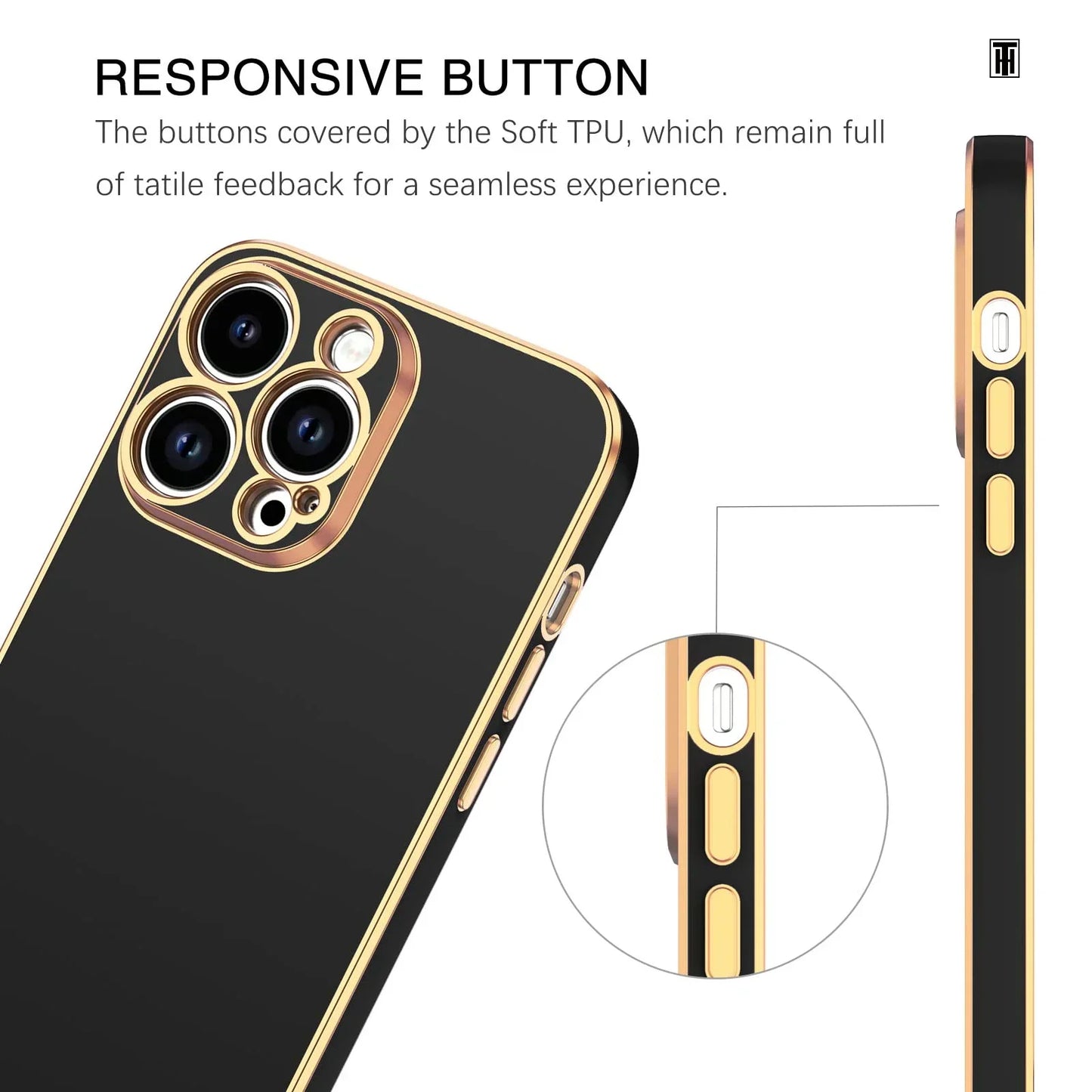 Vector Quest: Luxury Case, Glossy Shockproof Protective Cover For iPhone 16 15 14