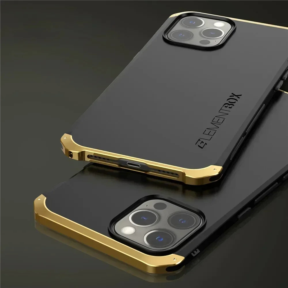 Vector Quest: Shockproof Armor Case, Aluminum Frame With PC Cover For iPhone 16 15 14