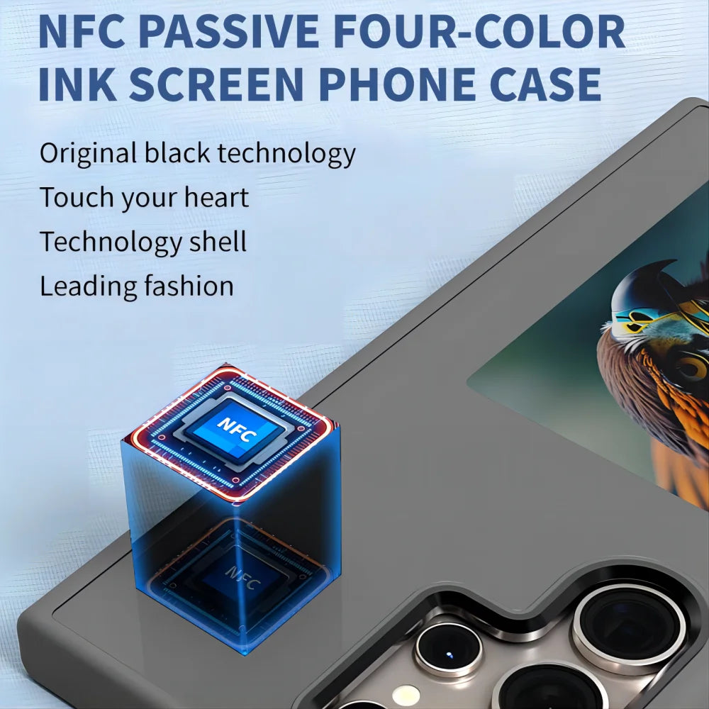 Vector Quest: Screen Projection phone Case with AI Smart technology, changeable imagery Samsung S24 S23