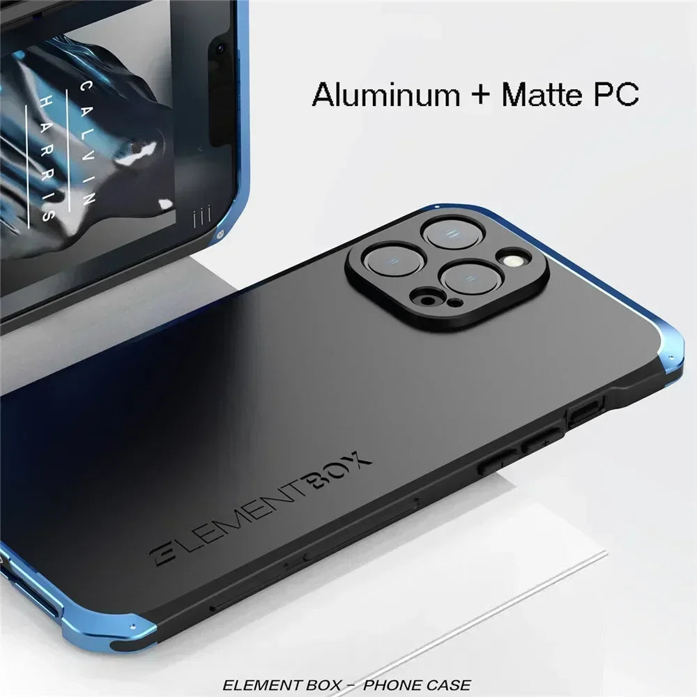 Vector Quest: Shockproof  Armor Case, Aluminum Frame With PC Cover For iPhone 16 15 14