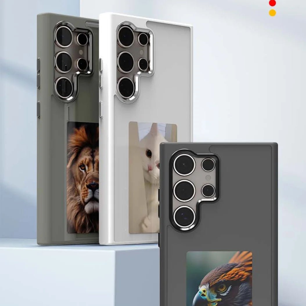 Vector Quest: Screen Projection phone Case with AI Smart technology, changeable imagery Samsung S24 S23